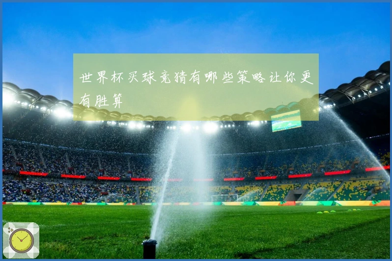 世界杯买球竞猜有哪些策略让你更有胜算